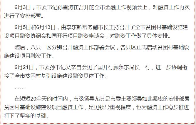國開行支持貧困村基礎(chǔ)設(shè)施建設(shè)，隴南究竟能分得多大“蛋糕”？