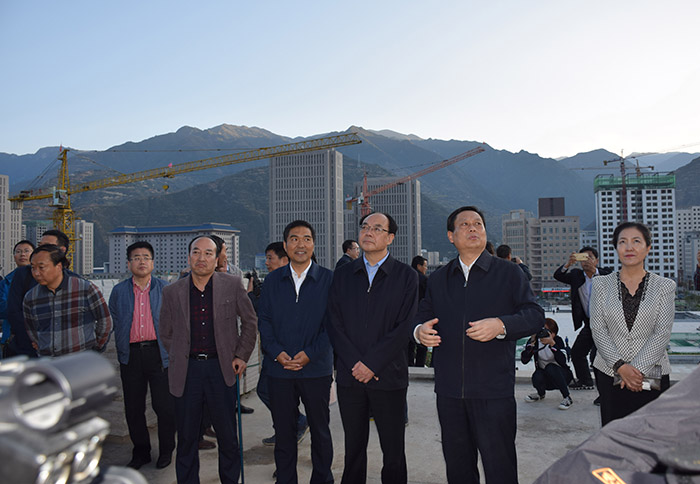 全國、省市政協(xié)委員體驗蘭渝鐵路、視察階州廣場